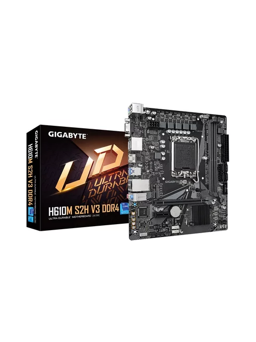 Материнская плата H610M S2H V3 DDR4, Socket 1700, H610